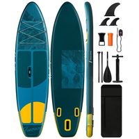 ELEVENSPORTS Planche de paddle gonflable multi-usage 11' pour la pêche, avec pont stable pour les pêcheurs et l'exploration en plein air