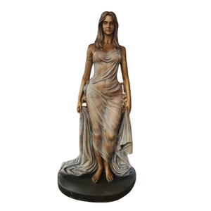 Estatuas de jardín <span class=keywords><strong>esculturas</strong></span> mujer bronce griego occidental Sexy mujer estatua - Product Image 1