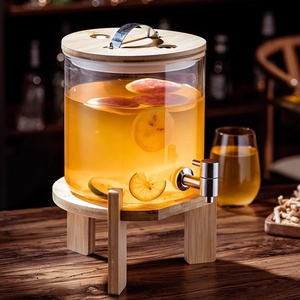 <span class=keywords><strong>Verre</strong></span> de <span class=keywords><strong>pichet</strong></span> de bière de seau de vin de Borosilicate d'accessoires de barre <span class=keywords><strong>avec</strong></span> le <span class=keywords><strong>robinet</strong></span> d'acier inoxydable - Product Image 4