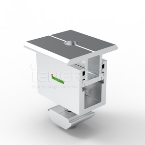 Clips Centrales para Paneles Solares IENERGY, Componente de Montaje para Paneles Solares, Abrazadera Central Ajustable para Paneles Solares - Product Image 1