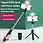 Selfie Stick telescopico treppiede portatile da viaggio supporto per telefono portatile [700mm] blu - Product Image 4