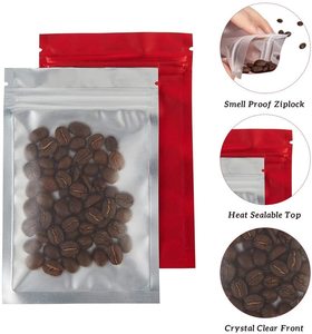 Bolsa de plástico para aperitivos de calamar de grado alimenticio, embalaje de galletas de comida, cierre con cremallera, bolsa de embalaje de pie, 3,5g - Product Image 3