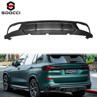 Diffuseur de pare-chocs arrière en fibre de carbone sèche TAKD, kit carrosserie, diffuseur sous le pare-chocs arrière pour BMW G05 X5 40iX 50eX M60iX M60i 2023-2026