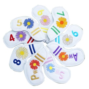Fundas Protectoras para Palos de Golf de Cuero PU Blanco Personalizadas por el Fabricante, Fundas de Primera Calidad - Product Image 3