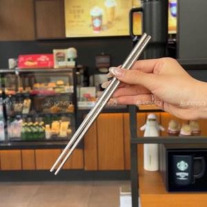 Pure Titanium Chopsticks And Spoon Set With Plastic Lid Portable For <b>Camping</b> Outdoor Use - Product Image 3