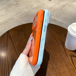 เคสโทรศัพท์มือถือใสแบบแม่เหล็กแฟชั่นสำหรับ iPhone 15 16 17 Pro Max พร้อมปุ่มสัมผัส AI ป้องกันการกระแทกทั้งสี่มุม - Product Image 5