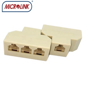 <span class=keywords><strong>Prise</strong></span> <span class=keywords><strong>t</strong></span>éléphonique 1 femelle à 3 femelle RJ11 6P4C séparateur de <span class=keywords><strong>prise</strong></span> 2 /3/4 voies adaptateur <span class=keywords><strong>T</strong></span> - Product Image 3