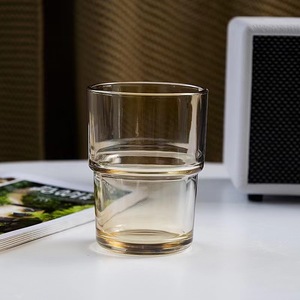 Tùy Chỉnh Cốc Trà Cà Phê Nhà Hàng Dày Cổ Điển Dome Hổ Phách Nước Thủy Tinh Cốc Cốc Cà Phê Với Nắp Và Rơm - Product Image 5