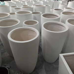 <span class=keywords><strong>Vase</strong></span> à fleurs d'<span class=keywords><strong>intérieur</strong></span> de haute qualité, écologique, design moderne, <span class=keywords><strong>grand</strong></span> et profond, avec trou de drainage - Product Image 2