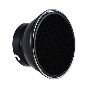 Abat-jour de diffuseur de réflecteur standard Elinchrom Mount 7 " / 180mm avec grilles en nid d'abeille 10 ° 30 ° 50 ° - Product Image 1