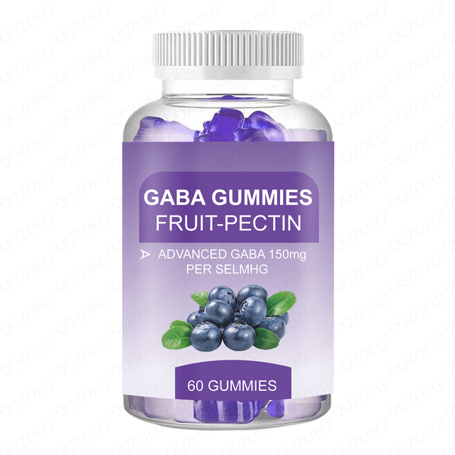 Wholesale GABA Gummies with Vitamin B6, Melatonin, Magnesium & L-Theanine for Sleep, Mood and Calming