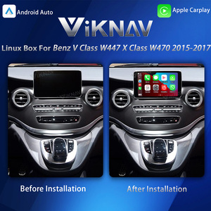 Para Mercedes benz V Classe W447 X Classe W470 2015-2017 Carro Decodificador Caixa de Interface Dispositivo CarPlay sem fio <span class=keywords><strong>Android</strong></span> Auto GPS - Product Image 2
