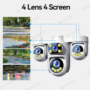Caméra de sécurité PTZ extérieure 20MP <span class=keywords><strong>WiFi</strong></span>/4G, étanche IP66, audio bidirectionnel Cloud, détection de mouvement pour la surveillance des parkings - Product Image 2