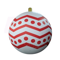 Grand ballon gonflable en PVC ballons de Noël de qualité supérieure ballon gonflable d'ornement de Noël
