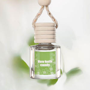 Désodorisant Voiture Personnalisé avec Logo, Décoration de Voiture, Parfum Suppresseur d'Odeurs, Pendentif Flacon en Verre Populaire - Product Image 5