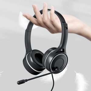 ชุดหูฟังธุรกิจแบบมีสาย USB ลดเสียงรบกวน G30พร้อมไมโครโฟนหูฟัง<span class=keywords><strong>ศูนย์</strong></span>บริการระดับสูงสำหรับคอมพิวเตอร์ - Product Image 1