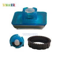Boutons poussoirs carrés VLT 35*50 mm avec cadre chromé argenté, interrupteur LED 12V pour machines de jeux d'arcade, fabriqué à Taïwan