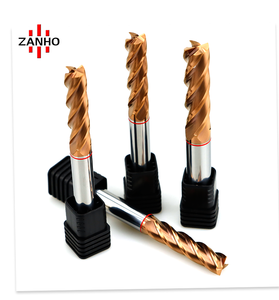 ZANHO HRC55 High Quality OEM CNC Milling Cutter <strong>Carbide</strong> <strong>End</strong> <strong>Mill</strong> for Wood Stainless Steel Cast Iron Tennis Steel Altin Coating - Product Image 6