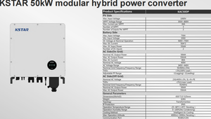 <span class=keywords><strong>KSTAR</strong></span> 50KW/100kWh Système ESS tout-en-un extérieur 50KW Onduleur solaire hybride + Batterie LFP 100KW Intégré EMS pour système solaire commercial - Product Image 5
