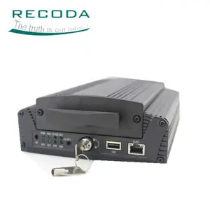 Recoda 4CH 1080p HDD移动DVR用于监控车辆，带4G WIFI和GPS跟踪，用于公共汽车/货车/卡车/出租车/汽车