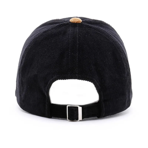 Casquette de baseball personnalisée à 6 panneaux en gros, casquette originale profonde réglable en tissu de coton et velours côtelé avec broderie 3D, casquette sportive - Product Image 5