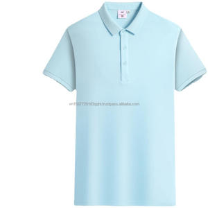 Golf unisexe confortable pour polo couleur unie uniforme du personnel décontracté avec motif d'impression de tissu de Jersey de Logo brodé personnalisé - Product Image 5