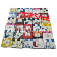 Vente en gros de 6 pièces de draps de lit King Size Draps-housses respirants tissés imprimés doux au toucher pour la décoration de la chambre