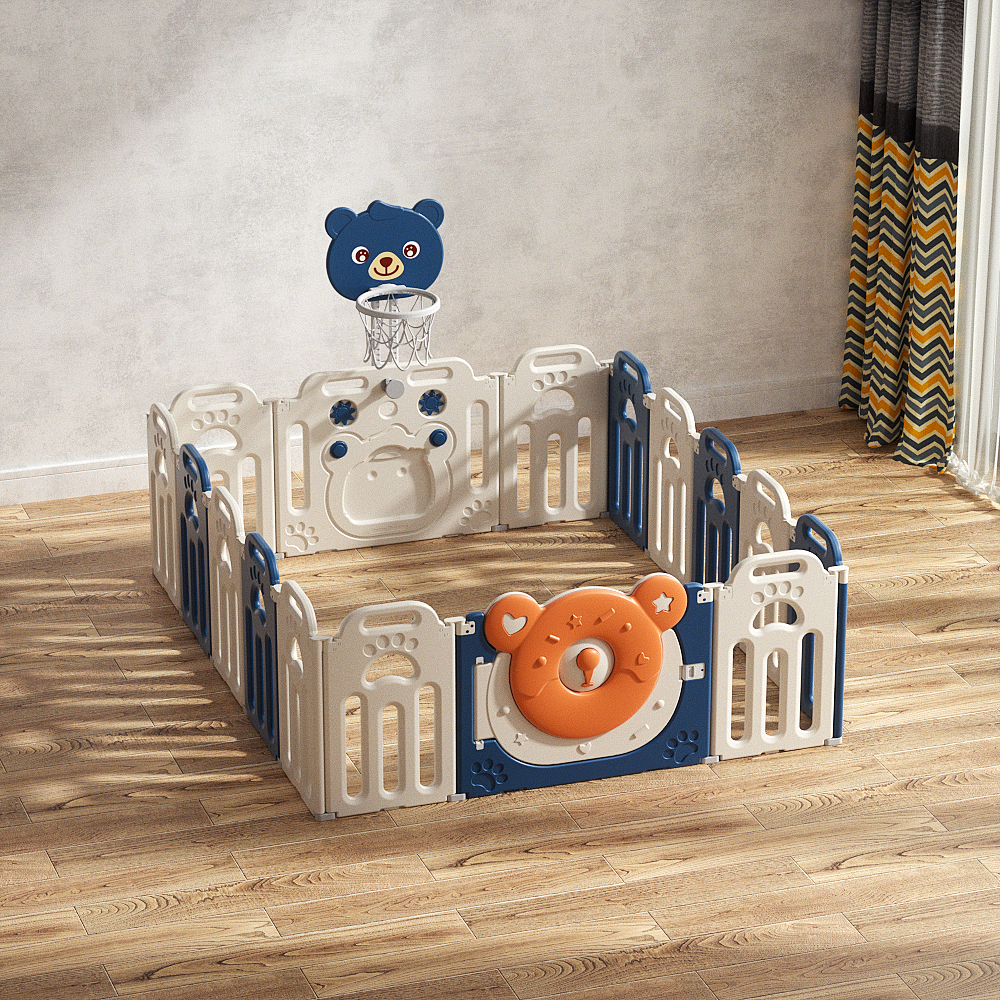 Yellow Blue Playpen 14+2