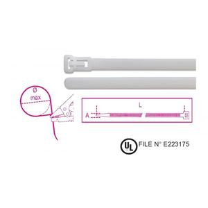 BETA - BMBR1576 Reusable nylon <b>cable</b> <b>ties</b>, natural <b>colour</b> (multi-pack) - EAN 8013629251878 ELEMENTS FOR FIXING FIXINGS - Product Image 1