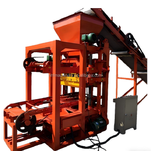 Oportunidades de Negocio: Máquina para Hacer Ladrillos QT4-26, Máquina Semiautomática para Moldear Bloques de Hormigón y Cemento - Product Image 4