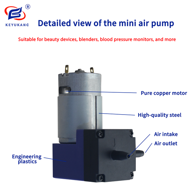 Fast Shipping Beauty Equipment DC High Pressure Mini Air Pump