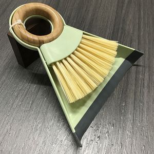 Portable Handheld Broom <b>Mini</b> Dustpan Cleaning Brush Set for <b>Desk</b> Bathroom Kitchen - Product Image 4