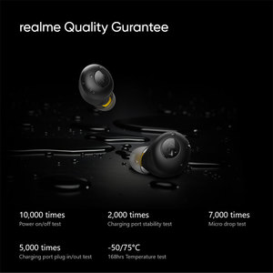 Realme-écouteurs sans fil <span class=keywords><strong>Q</strong></span> TWS, oreillettes intra-auriculaires, contrôle tactile, 20 heures d'autonomie, batterie <span class=keywords><strong>5</strong></span>.0, résistantes à l'eau IP5, en stock - Product Image 6