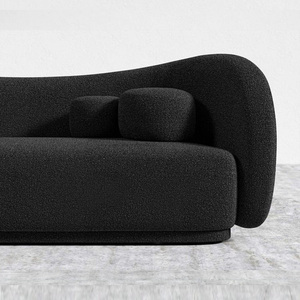 Muebles de Sala de Estar al por Mayor, <span class=keywords><strong>Sofá</strong></span> Chesterfield Moderno de <span class=keywords><strong>3</strong></span> <span class=keywords><strong>Plazas</strong></span>, <span class=keywords><strong>Sofá</strong></span> Tapizado de Lujo con Tela Bouclé - Product Image 4