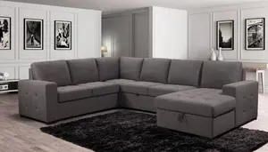 मॉड्यूलर सोफे फैशन शैली डिजाइन कोने फ्रेम कपड़े कमरे में रहने वाले फर्नीचर अनुभागीय सोफे बढ़ाई बिस्तर सेट