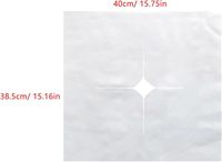100 pièces de housses d'oreiller jetables, serviettes jetables, housses de support pour le visage, serviettes de table de massage pour lit de spa, fournitures de beauté