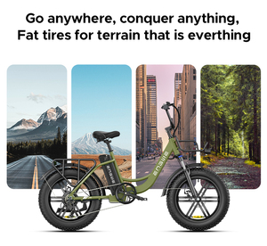 ENGWE L20 20*4.0 Inch Mountain Tire Bike 250W Motor 25km/h Speed 48V 13Ah Battery Step City Ebike Through L20 <b>Electric</b> Bike L20 - Product Image 2