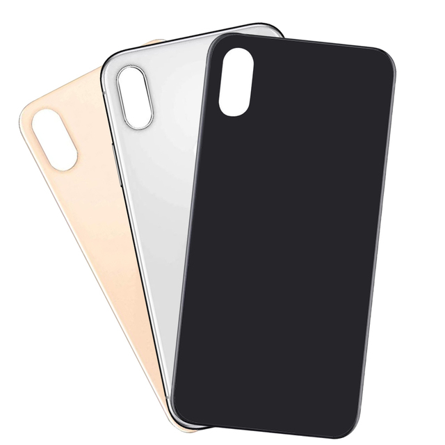 Hot Sale Flip Design Big Hole Back Glass Replacement Housing for iPhone 12 Pro Max Rear Cover for Phone Housing