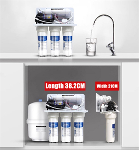 Purificador de agua eléctrico para el hogar 100GPD, dispensador de agua directo de ósmosis inversa con filtro de <span class=keywords><strong>bayoneta</strong></span> y manómetro - Product Image 6