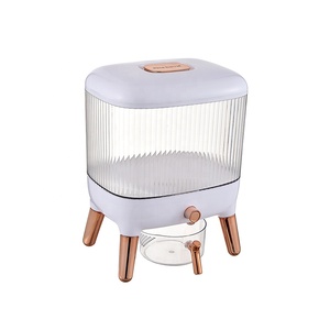 2021 New Plastic Big Sealed Multi Functional Luxury Rice Box Container Storage Rice Dispenser