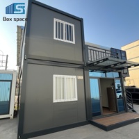Boxspace 20 pieds – Appartement modulaire en acier, mini-maison prête à l'emploi, électrique, portable, pour cuisine, école, extérieur, jardin, bâtiments