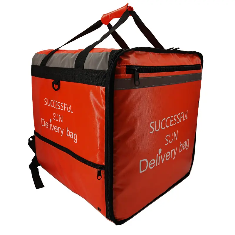 Custom Waterproof cooler bag insulation roll Insulated Bags Restaurant u ber eats food delivery backpack cooler bag