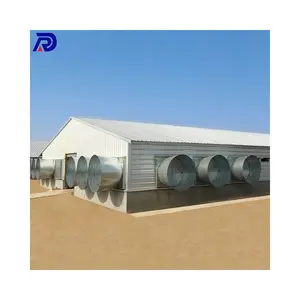 different types of automatic poultry farm chicken house steel farm structure poultry house for chicken house