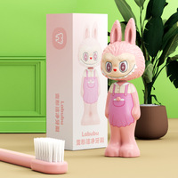 Brosse à dents Tung Tungtung Sahur, outil de nettoyage dentaire créatif et amusant, inspiré des animés italiens, avec poils en nylon doux