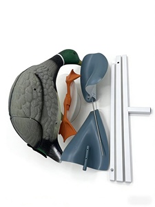 Décoy de canard réaliste (drake/poule) avec ailes surdimensionnées pour une résistance maximale au <span class=keywords><strong>vent</strong></span>, parfait pour la chasse et la séduction des oiseaux sauvages - Product Image 2