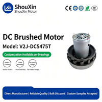 Moteur électrique CC 7,4-25,2 V pour aspirateur, version commande en gros, moteur d'aspiration avec étiquettes personnalisées pour les sociétés d'import-export
