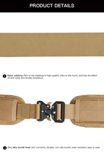 Ceinture Modulaire Tactique Molle Rembourrée Tir <span class=keywords><strong>Wargame</strong></span> et Paintball Accessoires pour Travail en Plein Air Chasse et Cs Griddle - Product Image 6