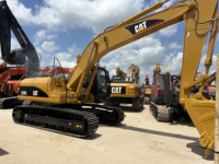 Excavatrice sur chenilles d'occasion CAT 320CL de 20 tonnes avec chenilles de 800 mm, excavatrice minière Caterpillar 320 à vendre