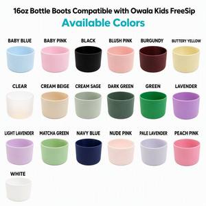 适用于 Owala Freesip 的硅胶瓶套，适用于 16/24/32/40 盎司水瓶的防滑保护套 - Product Image 3