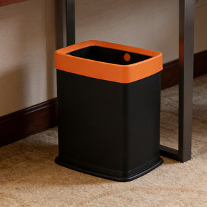 Large-capacity direct-discharge trash can for home use in living room, bedroom, <b>kitchen</b>, and bathroom. Made of PP material, it - Product Image 3